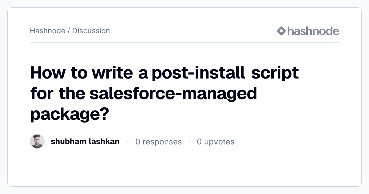 Discussion on 