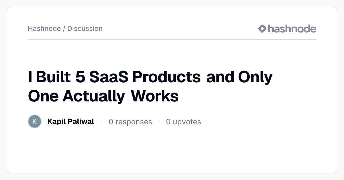 Discussion on 