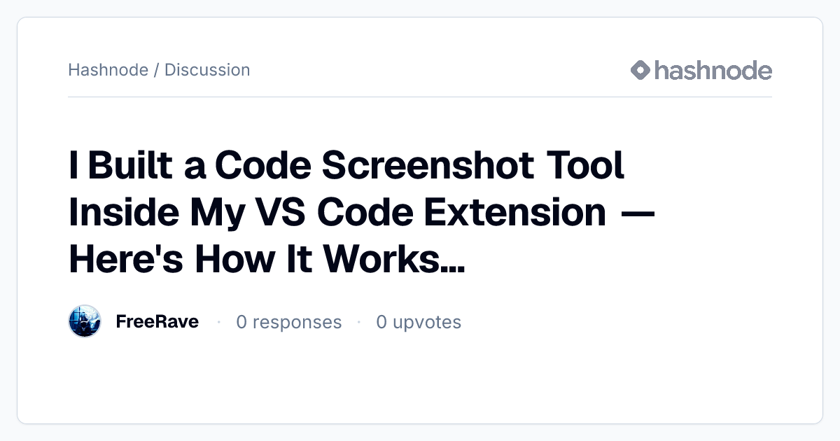 Discussion on 