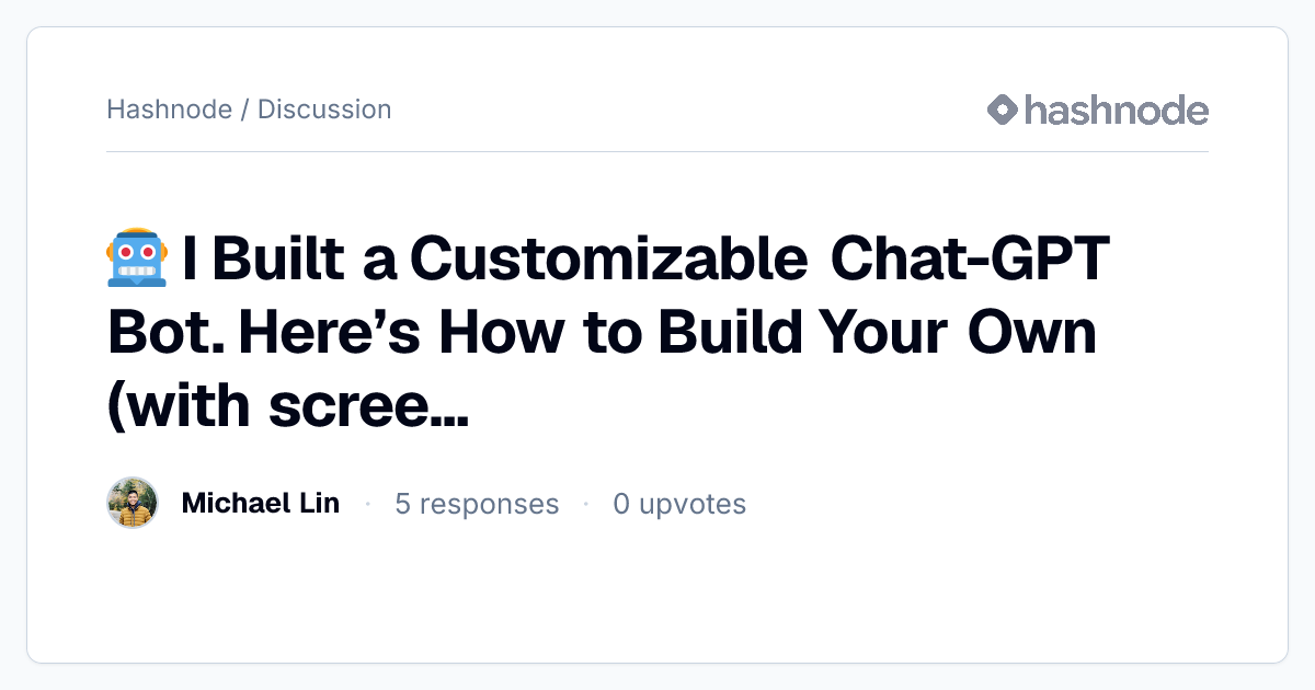 Discussion on 