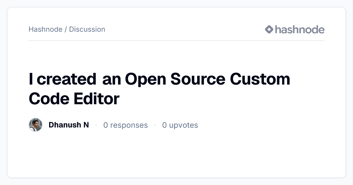 Discussion on 