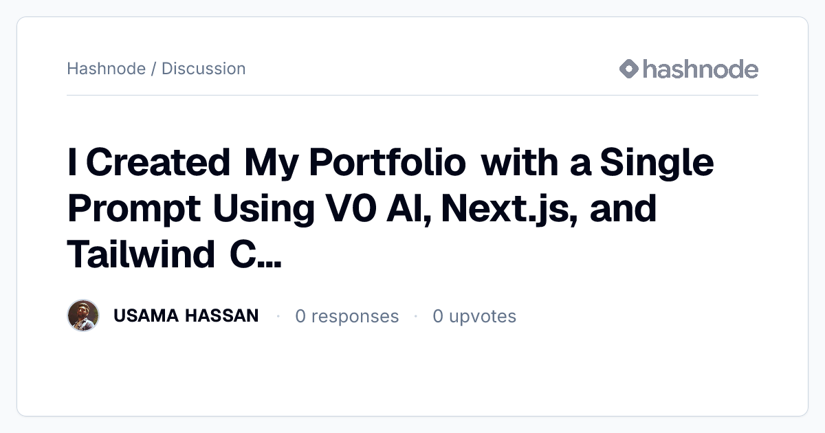 Discussion on 