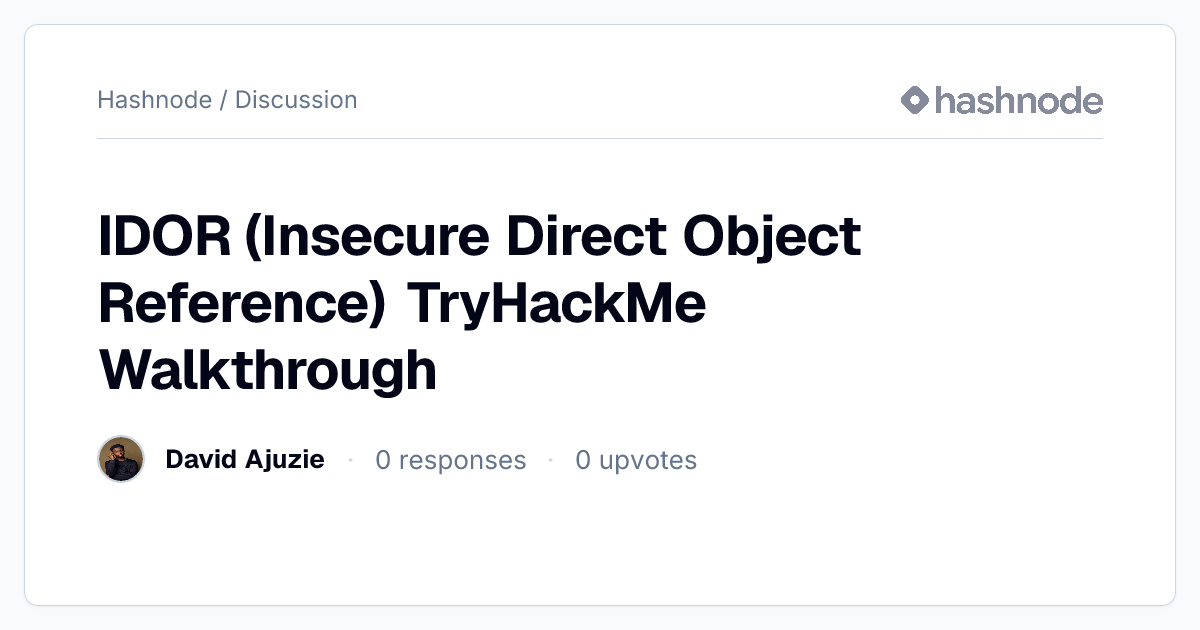 Discussion on 