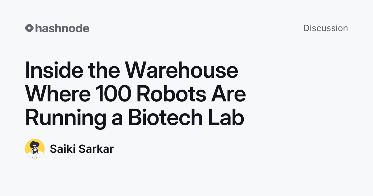 Discussion on "Inside the Warehouse Where 100 Robots Are Running a ...