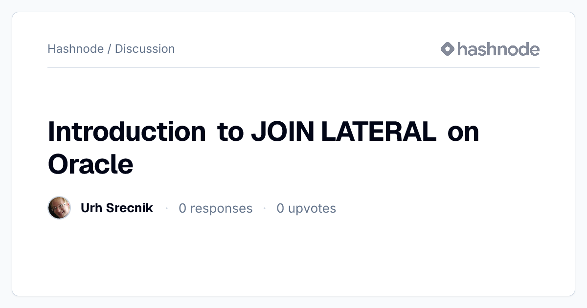 Discussion on 