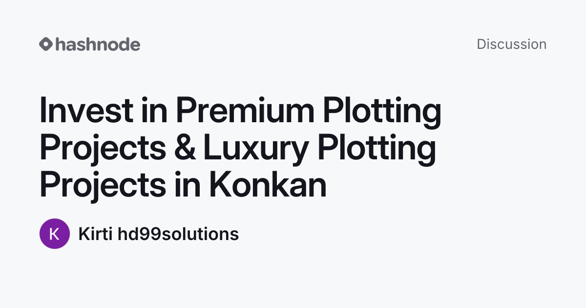 Discussion on "Invest in Premium Plotting Projects & Luxury Plotting ...