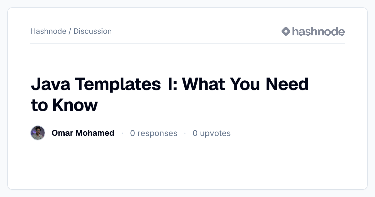 Discussion on 