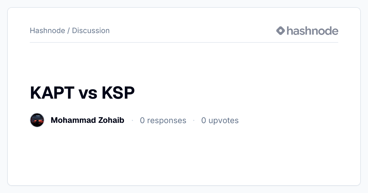 Discussion on 