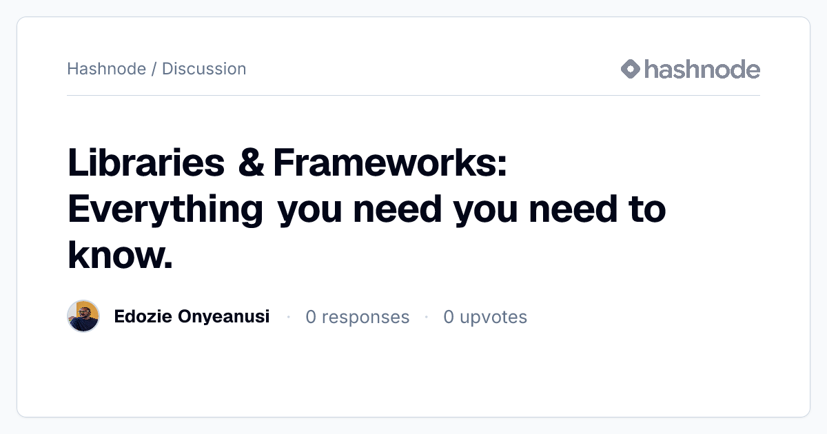 Discussion on 