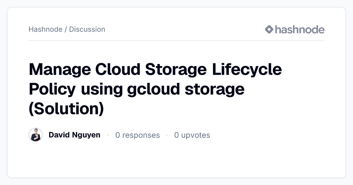 Discussion on 
