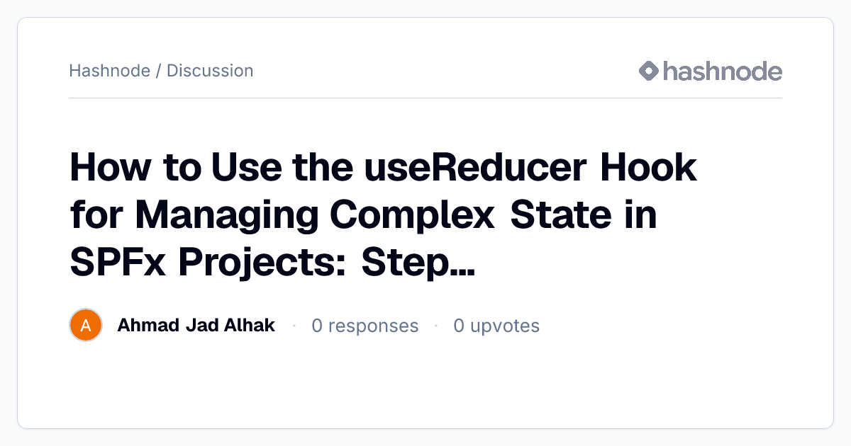 Discussion on 