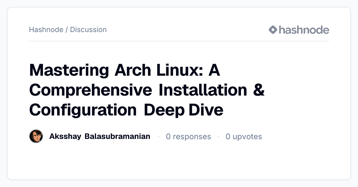 Discussion on 