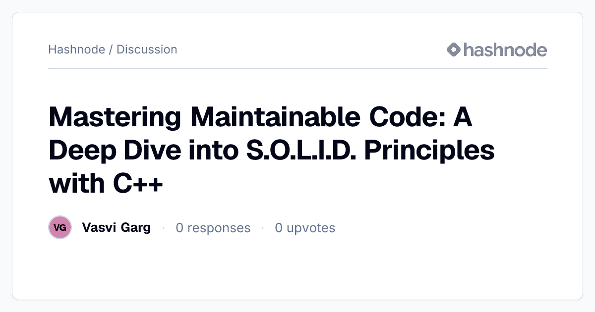 Discussion on 