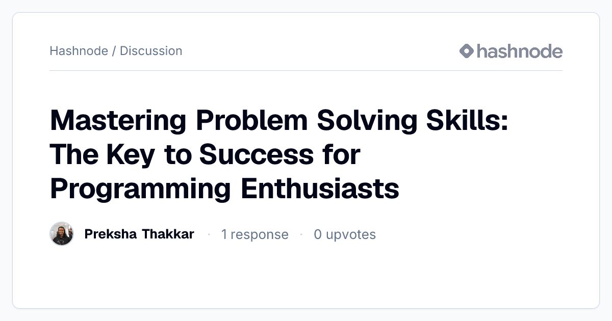 Discussion on 