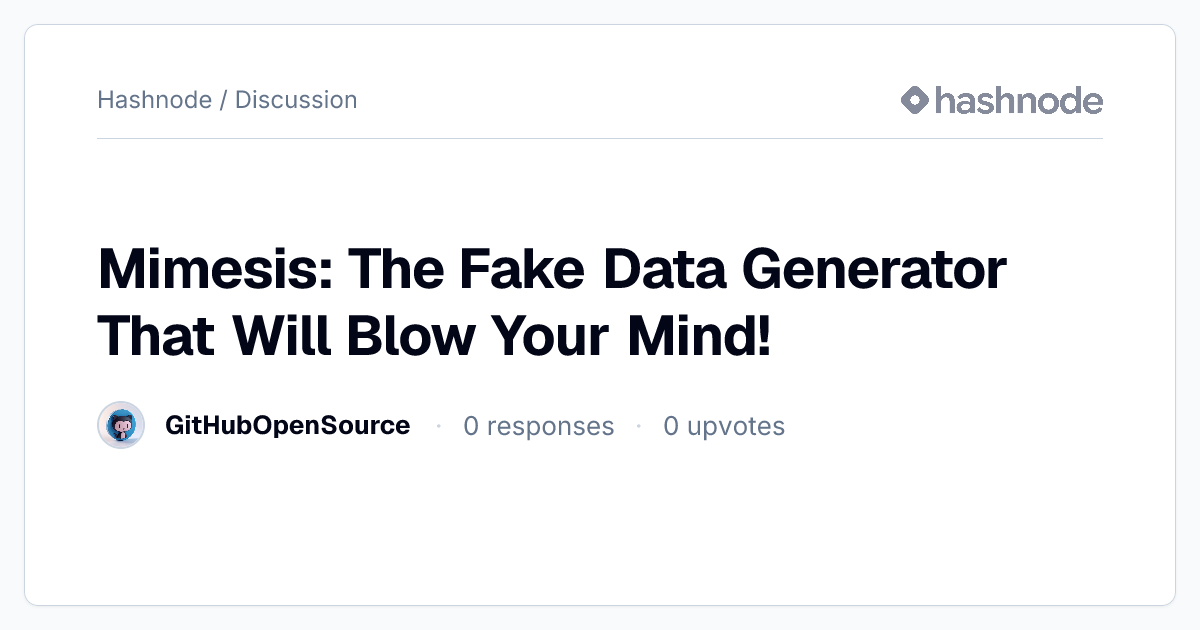 Discussion on 