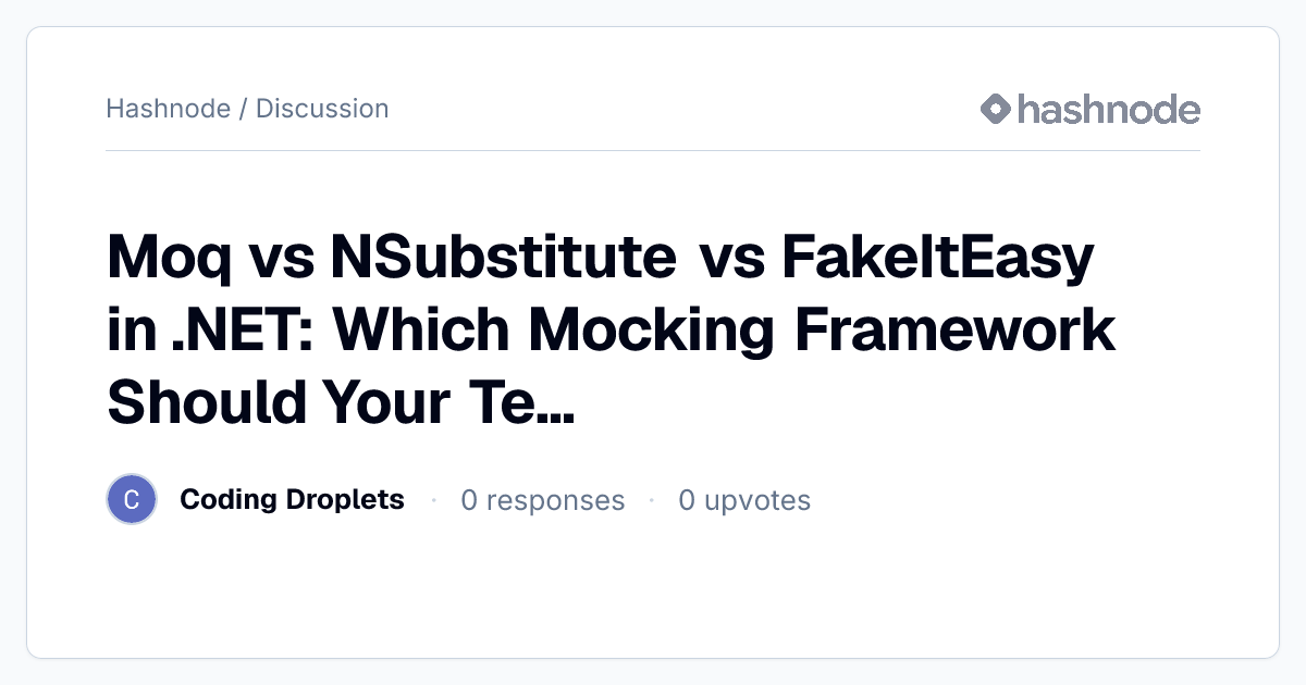 Discussion on 
