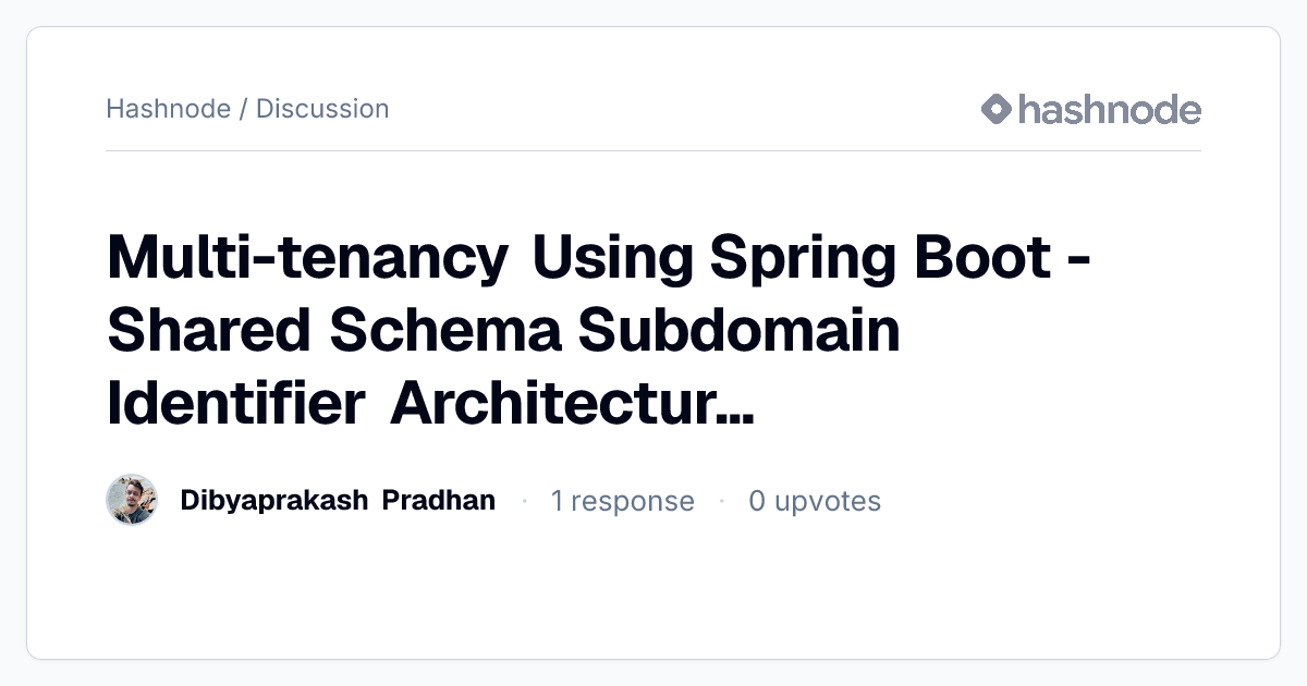 Discussion on 