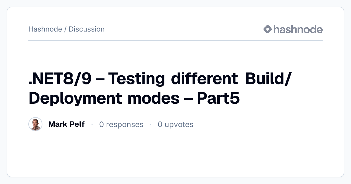 Discussion on 