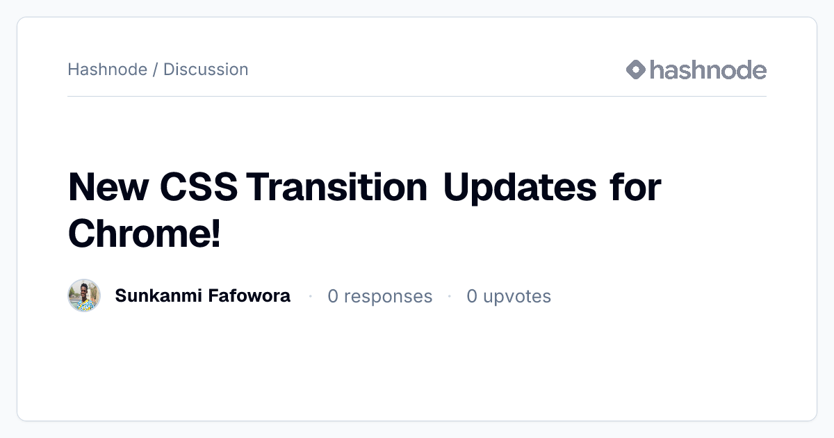 Discussion on 