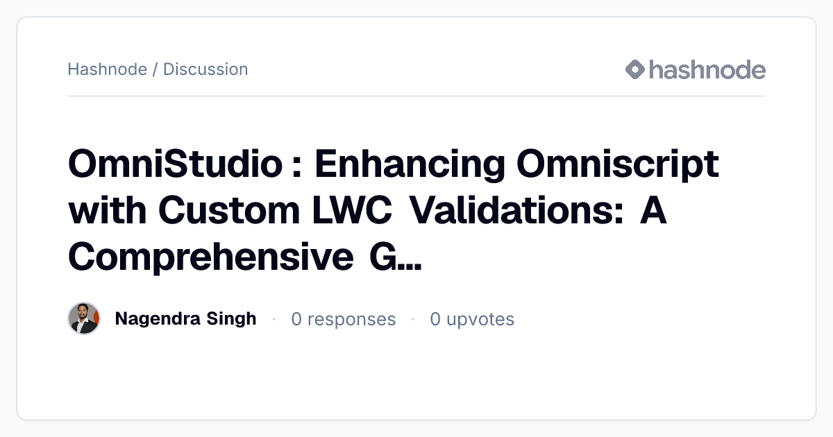 Discussion on 
