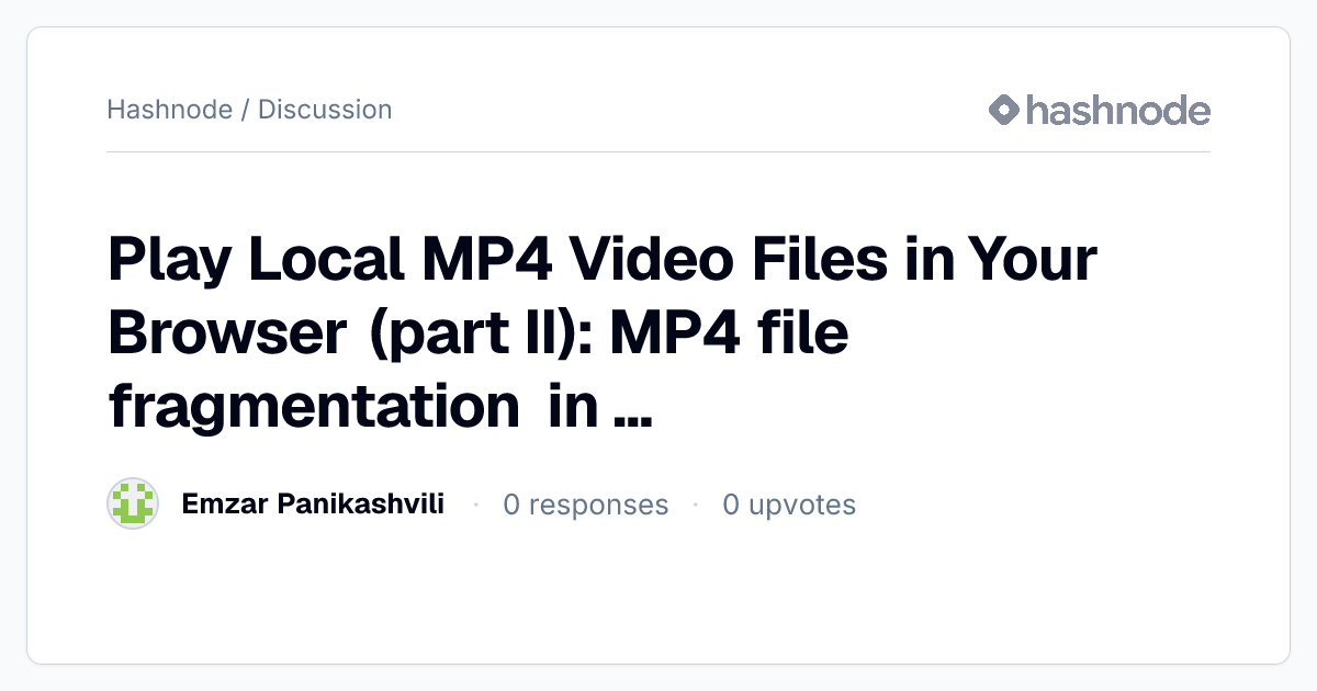 Discussion on 