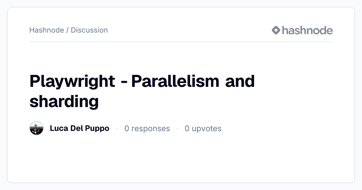 Discussion on 