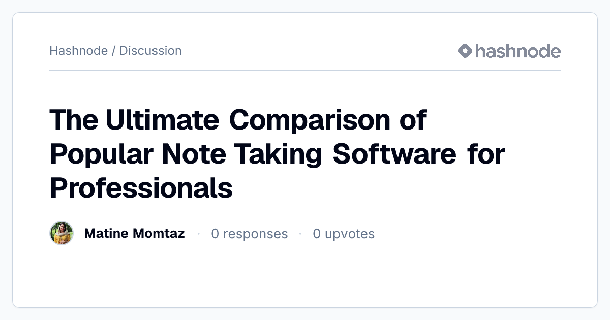 Discussion on 