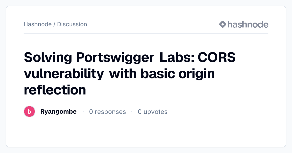 Discussion on 