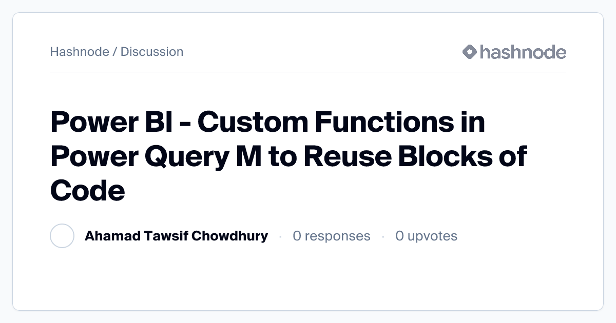 Discussion on 