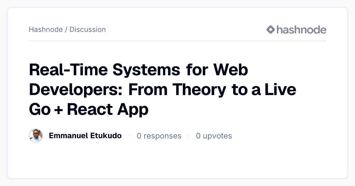 Discussion on 