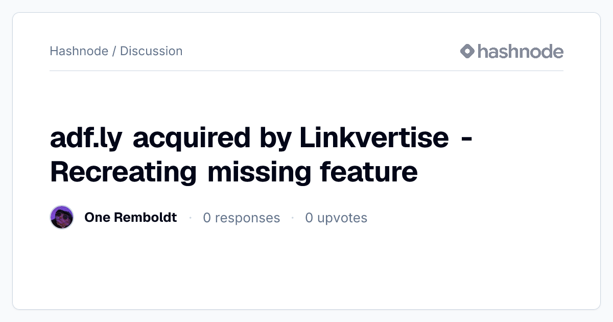 Discussion on 