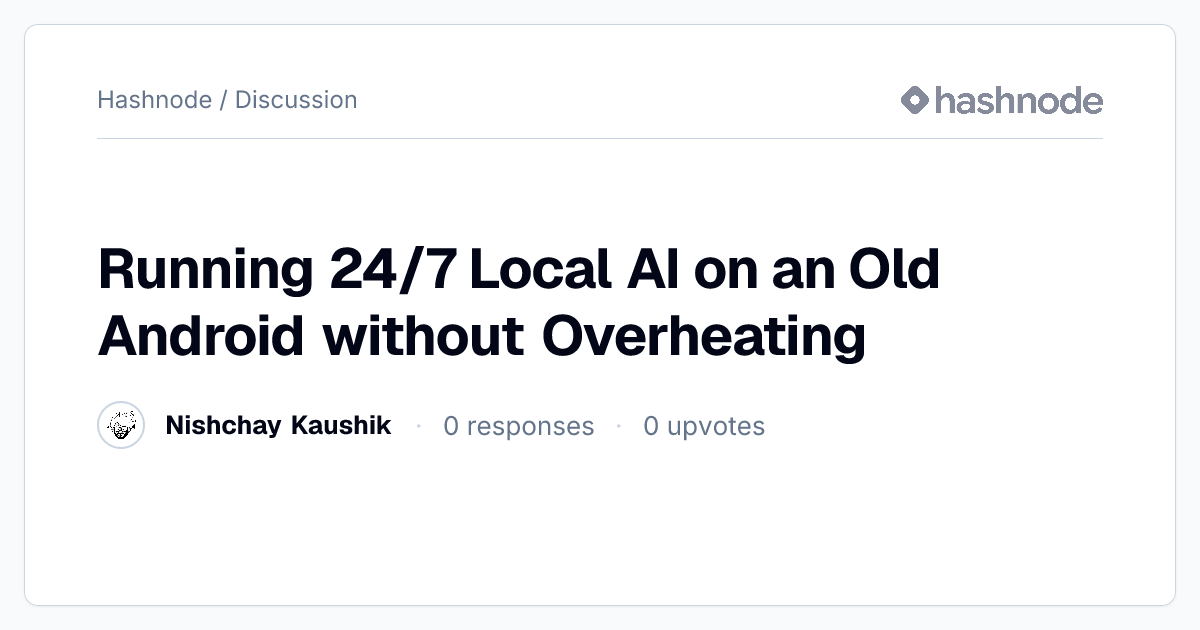 Discussion on 