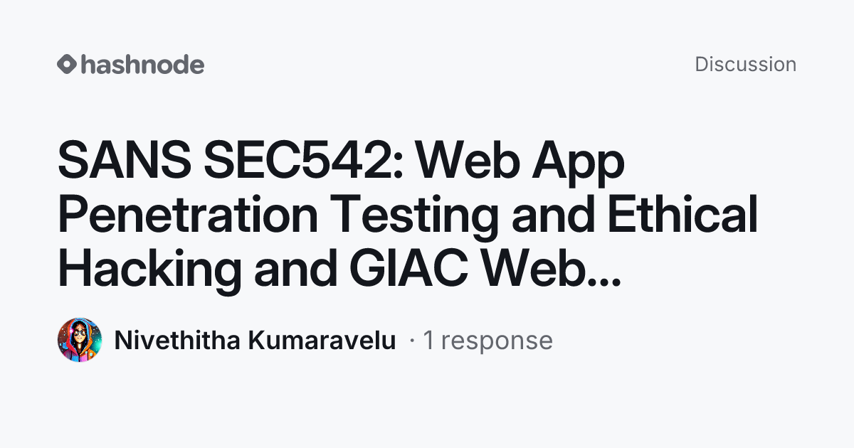 Discussion on 