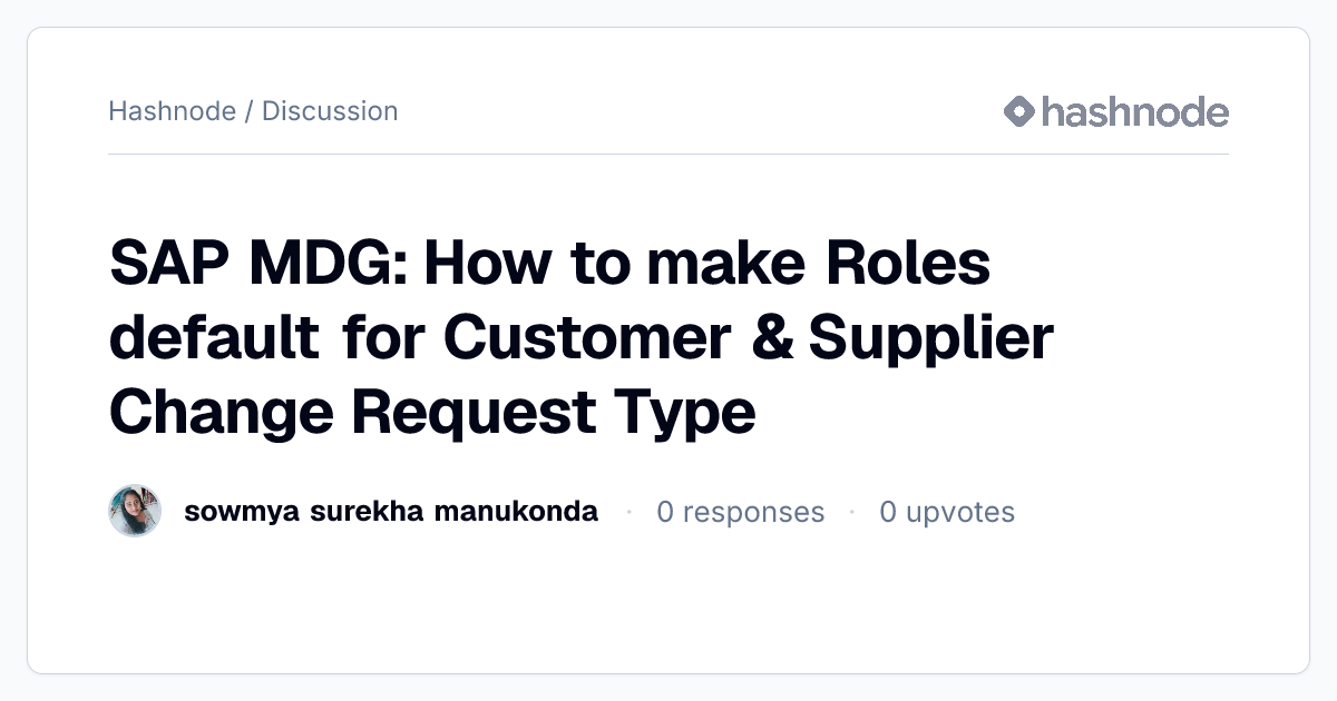 Discussion on 