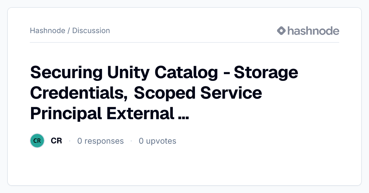 Discussion on 