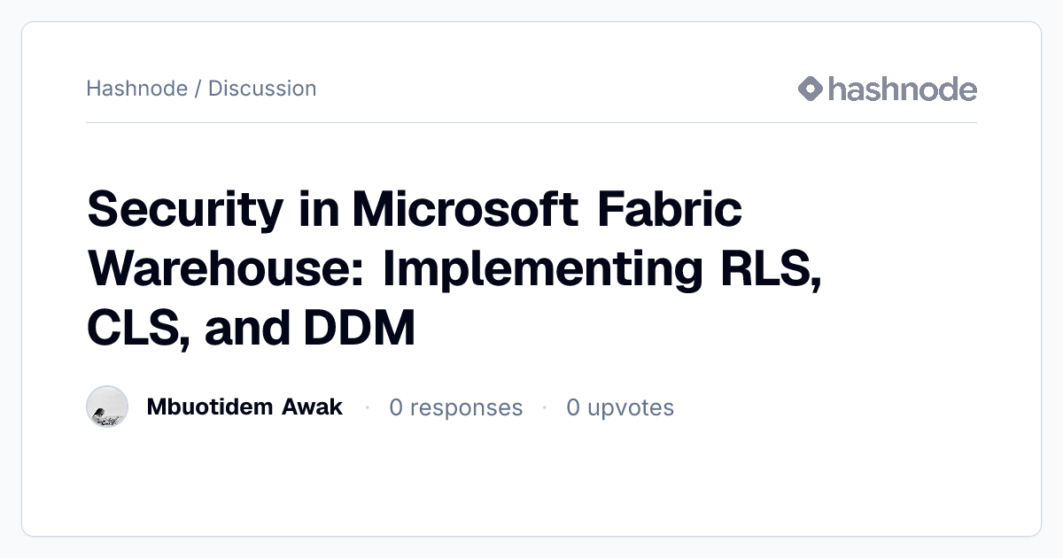 Discussion on 