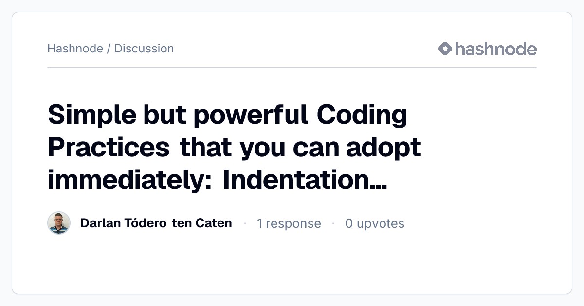 Discussion on 