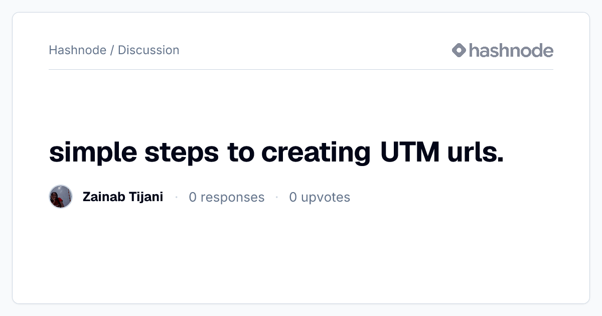 Discussion on 