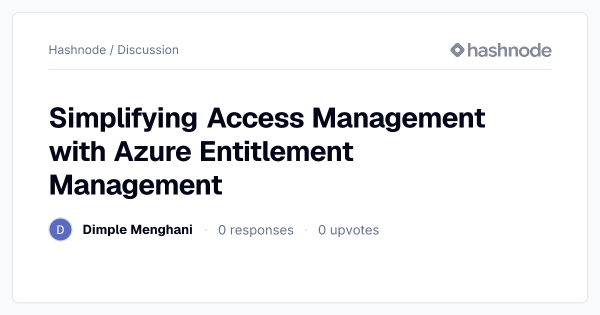 Discussion on 