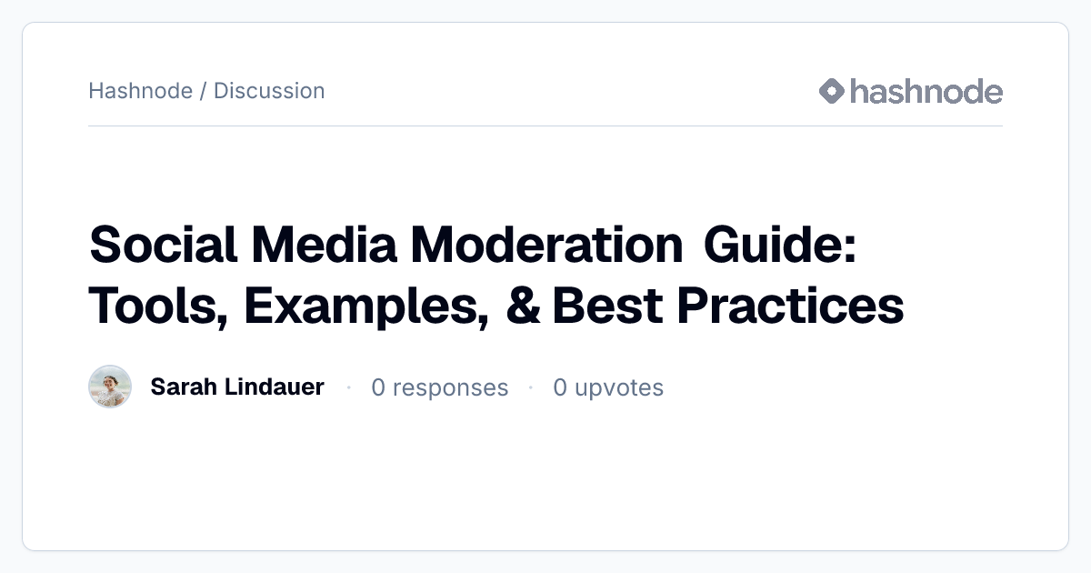 Discussion on 