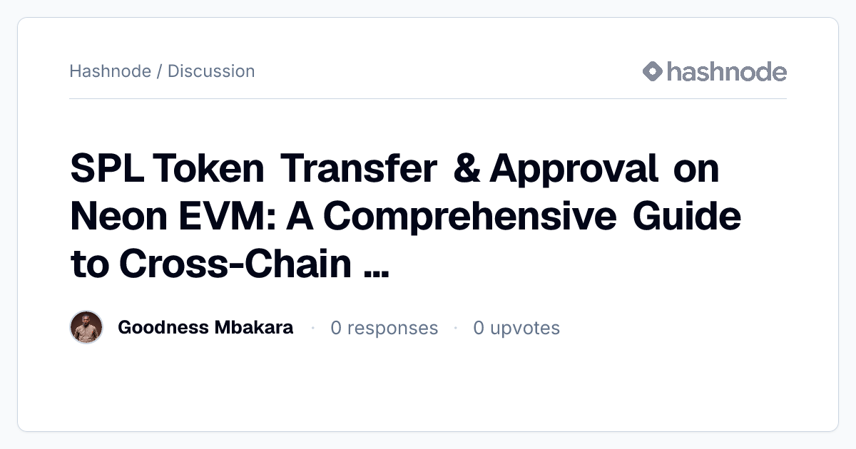 Discussion on 