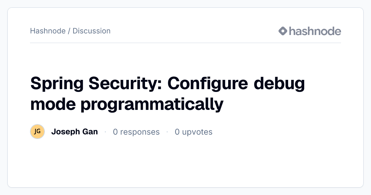 Discussion on 