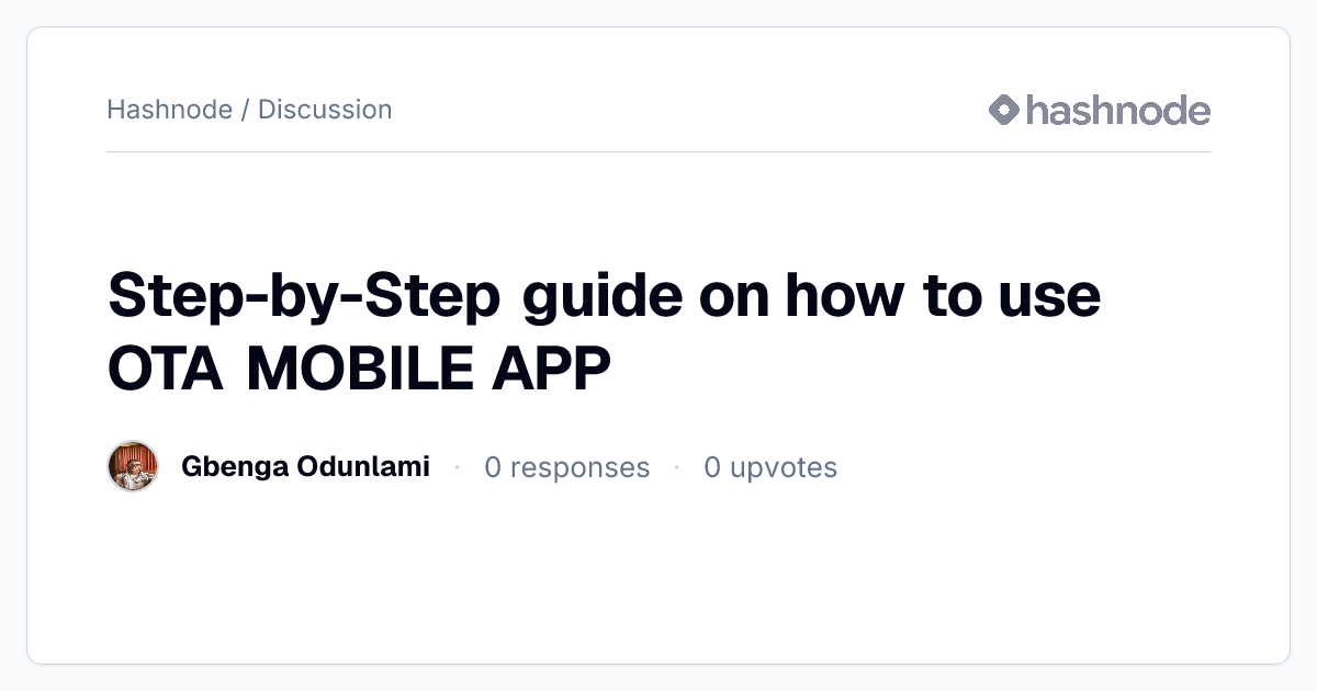 Discussion on 