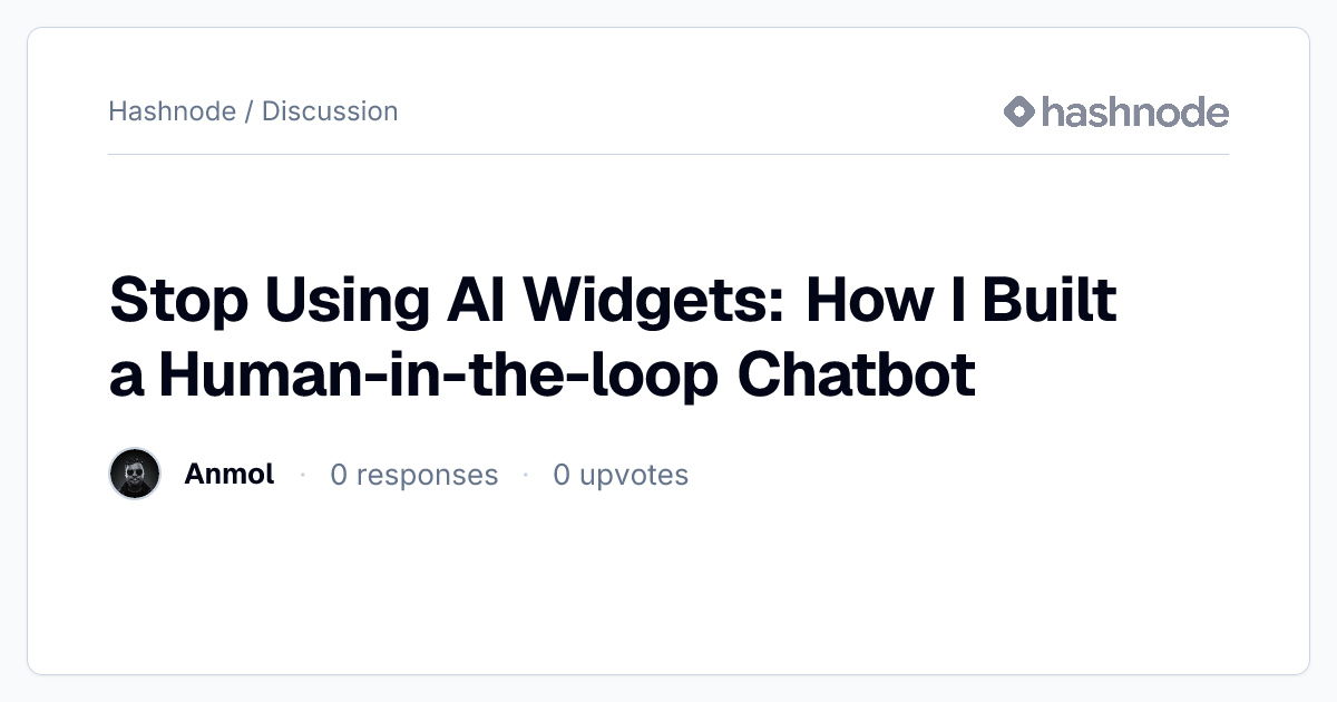 Discussion on 