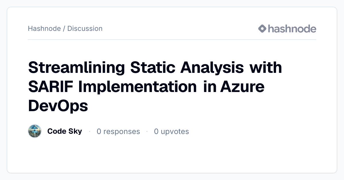 Discussion on 