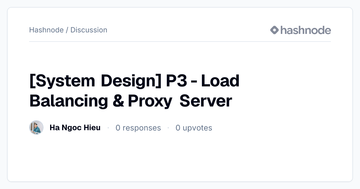 Discussion on 