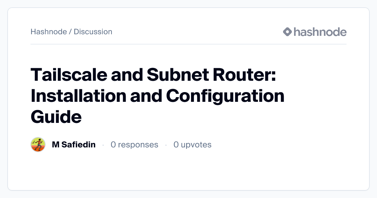Discussion on 