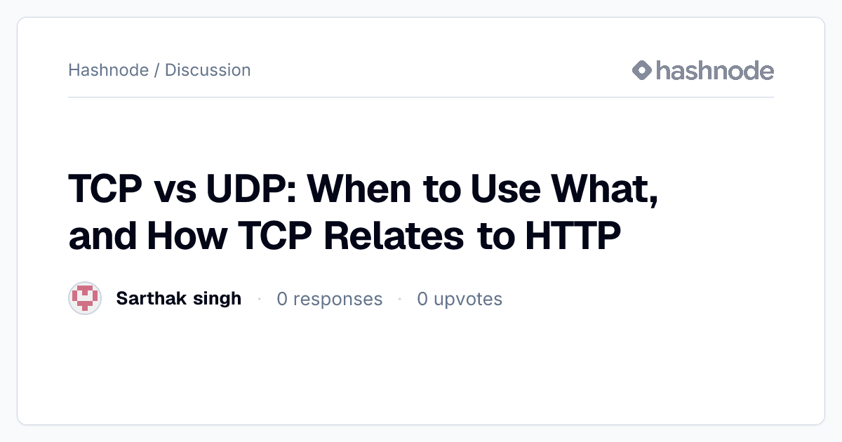 Discussion on 