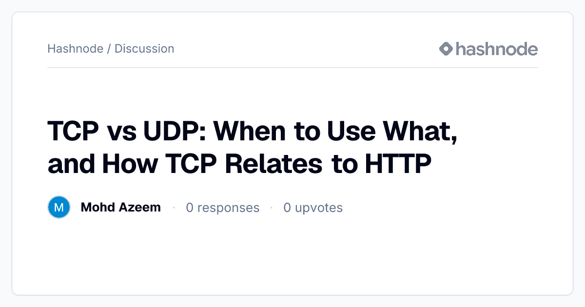 Discussion on 