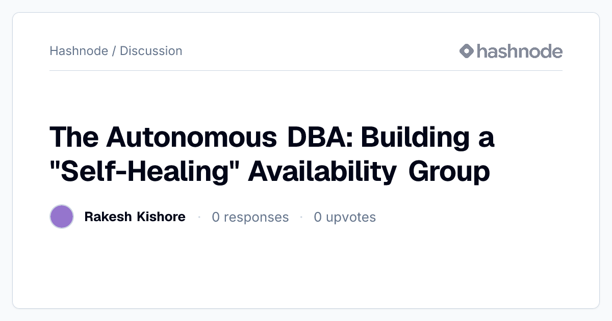 Discussion on 
